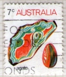 Stamps Australia -  agate 20