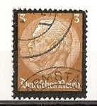 Stamps Germany -  Muerte de Hindenburg.