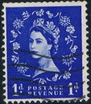 Sellos de Europa - Reino Unido -  ISABEL II 1952-54 Y&T Nº 263