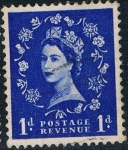 Sellos de Europa - Reino Unido -  ISABEL II 1955-57 Y&T Nº 288