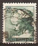 Stamps Italy -  Obras de Miguel Ángel Buonarotti (pintor).