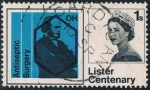 Sellos de Europa - Reino Unido -  CENT. DEL DESCUBRIMIENTO DE LA ANTISEPSIA, POR JOSEPH LISTER. Y&T Nº 406