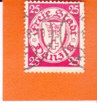 Stamps Poland -  Ciudad Libre de DANZIG - escudo