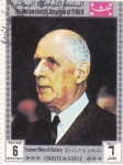 Stamps Yemen -  Hombres Famosos de la Historia-  CHARLES de GAULLE