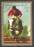 Stamps United Arab Emirates -  Ajman - Hípica