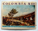 Sellos de America - Colombia -  Batalla de Carabobo