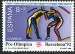 Stamps Spain -  3076- Barcelona ' 92. V Serie Pre-olímpica. Lucha.