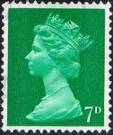 Sellos de Europa - Reino Unido -  ISABEL II TIPO MACHIN 1967-70. Y&T Nº 479