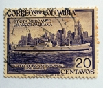 Stamps Colombia -  Flota Mercante Grancolombiana