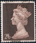 Stamps : Europe : United_Kingdom :  ISABEL II GRABADO. TIPO MACHIN 1969. Y&T Nº 484