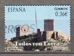 Stamps Spain -  Castillo de Lorca (696)