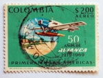 Sellos de America - Colombia -  La Aviacion en Colombia