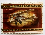 Stamps Colombia -  La Aviacion en Colombia