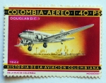 Sellos de America - Colombia -  La Aviacion en Colombia