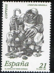 Stamps Spain -  3483- Literatura española. Personajes de ficción.  