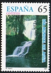 Sellos de Europa - Espa�a -  3474- Dia mundial del Agua. Cascada de la Caprichosa y Baño de Diana ( Zaragoza ).