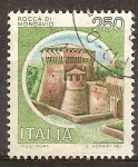 Stamps Italy -  Castillo Rocca di Mondavio-Pesaro. 