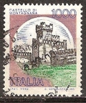 Stamps Italy -  Castillo Montagnana-Padua.