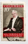 Stamps Colombia -  Humbold