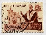 Stamps Colombia -  Centenario de mons. Carrasquilla