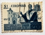 Stamps Colombia -  Centenario de mons. Carrasquilla