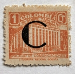 Stamps Colombia -  Palacio de Comunicaciones