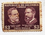 Stamps Colombia -  Personajes