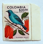 Stamps Colombia -  Aves