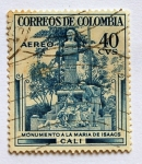 Stamps Colombia -  Monumentoa Maria-Jorge Isaacs