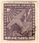 Stamps Chile -  18 Correo aéreo