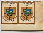 Stamps Colombia -  Escudo de Armas Popayan