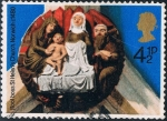 Sellos de Europa - Reino Unido -  NAVIDAD 1974. ADORNOS EN RELIEVE DE BÓVEDAS DE IGLESIAS. Y&T Nº 743