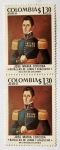 Stamps Colombia -  Jose Maria Cordoba