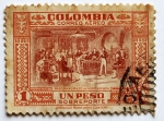 Stamps Colombia -  Proclamacion de la Independencia