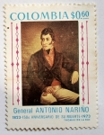 Sellos de America - Colombia -  General Antonio Nariño