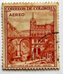 Stamps Colombia -  Santuario de Las Lajas