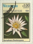 Sellos de America - Nicaragua -  FLORES ACUATICAS