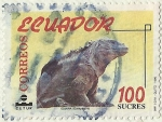 Sellos de America - Ecuador -  IGUANA DE LAS GALAPAGOS