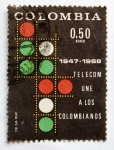 Stamps Colombia -  Telecom