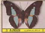 Sellos de Asia - Emiratos �rabes Unidos -  AJMAN -Mariposas