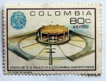 Stamps Colombia -  Paulo VI a Colombia