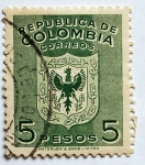 Stamps Colombia -  Escudo