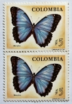 Sellos de America - Colombia -  Mariposa