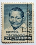 Stamps Colombia -  El Hombre mas Viejo del Mundo