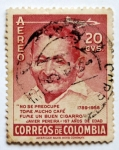 Stamps Colombia -  El Hombre mas Viejo del Mundo