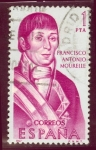 Stamps Spain -  1967 Forjadores de América. Francisco Antonio Mourelle - Edifil:1821