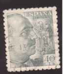 Stamps Spain -  frncisco franco