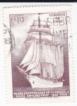 Stamps Chile -  Sesquicentenario de la escuela Naval Artuto Prat 1818-1968