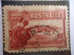 Stamps Australia -  Camberra  1927.