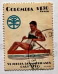 Stamps Colombia -  VI Juegos Panamericanos Cali